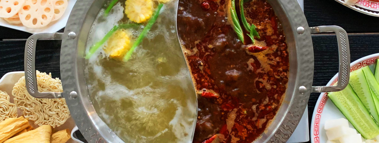Sichuan mala hot pot with beef tallow